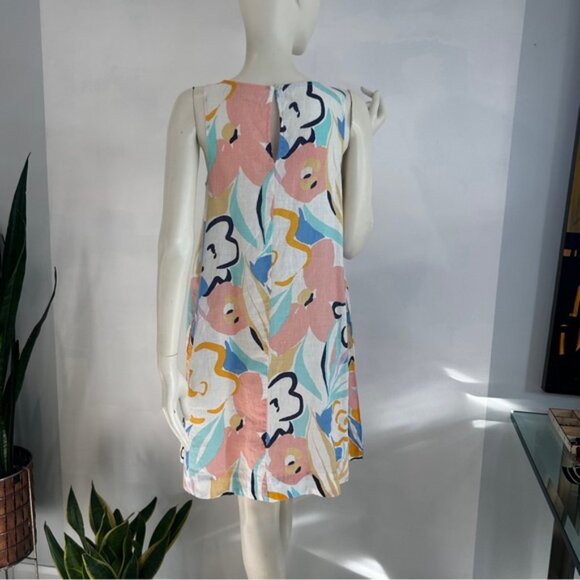 Rachel Zoe 100 Linen Trapeze Dress - Picture 7 of 14